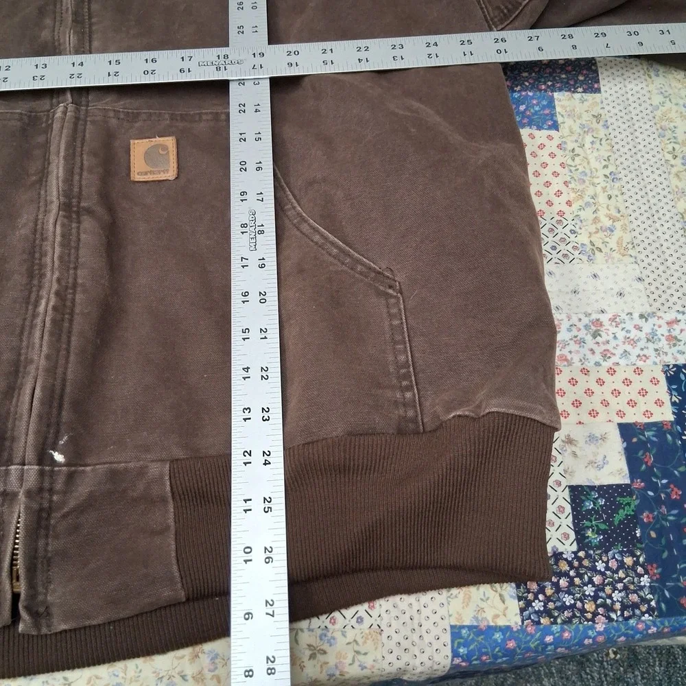 Vintage Carhartt J160 CHT Chestnut Size XL Active Sandstone Canvas Jacket Hooded